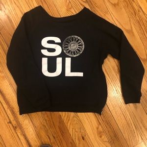 Soulcycle crew neck sweatshirt